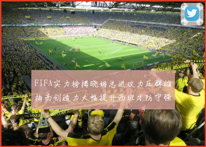 FIFA实力榜揭晓姆总进攻力压群雄梅西创造力大幅提升西班牙防守强势包揽前三